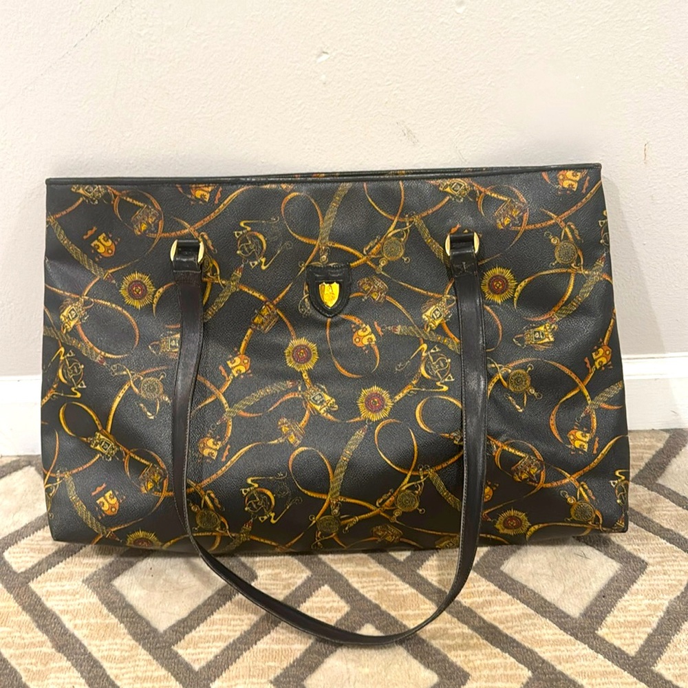 RARE Mark Cross Vintage Equestrian Tote